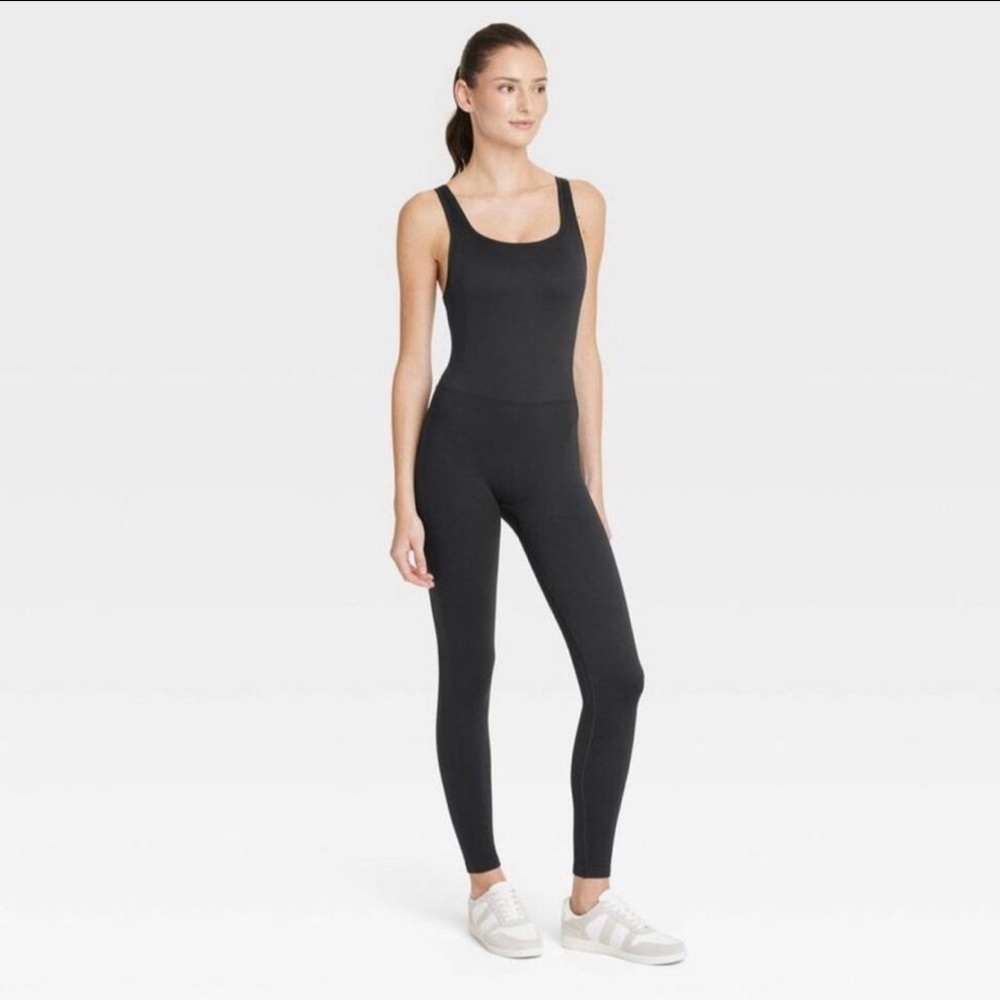Soft Active Black Bodysuit